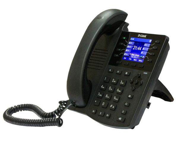 Телефон VoIP с поддержкой PoE с адаптером питания