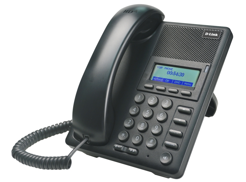 Телефон VoIP с поддержкой PoE