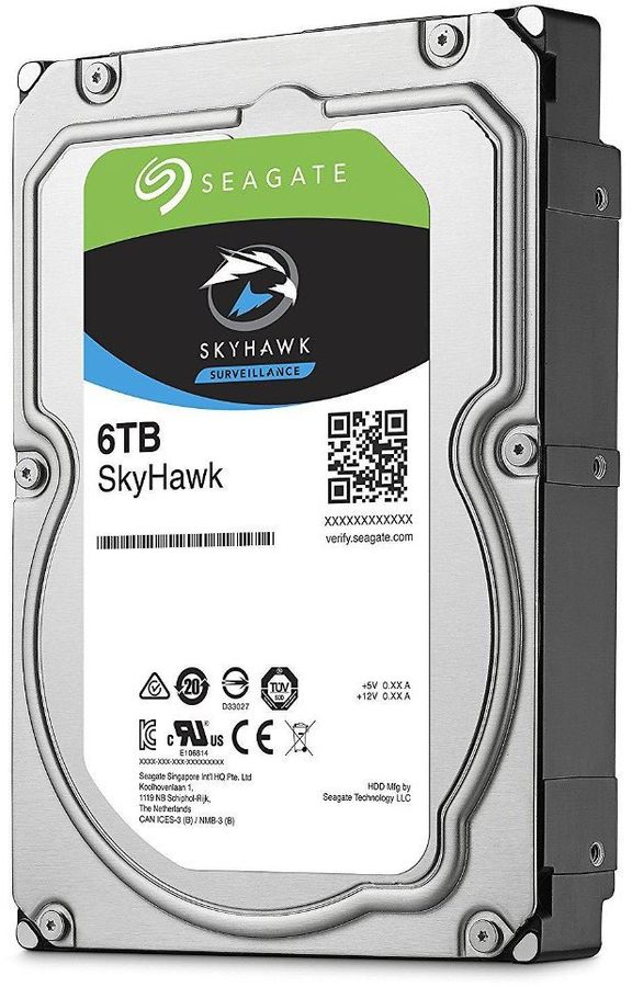 Диск Жесткий HDD 6TB Seagate SkyHawk ST6000VX001 3.5" SATA