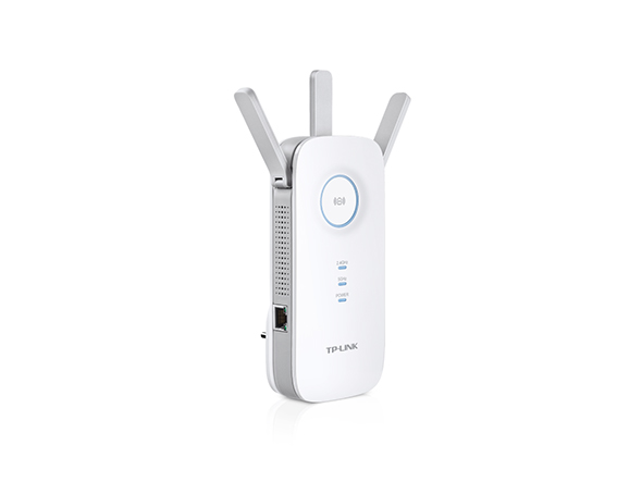 AC1750 Усилитель Wi-Fi сигнала
СКОРОСТЬ: до 450 Мбит/с на 2,4 ГГц + до 1300 Мбит/с на 5 ГГц
ХАРАКТЕРИСТИКИ: 3 внешние антенны, 1 гигабитный порт, подключение к настенной розетке
ОСОБЕННОСТИ: приложение Tether, WPS, умный индикатор сигнала, контроль доступ
