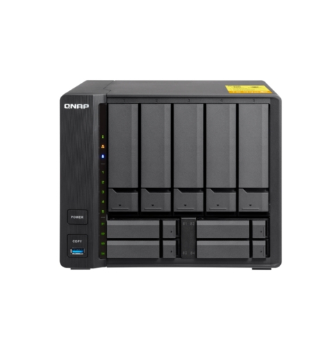Сетевой RAID-накопитель, 5 отсеков 3,5"/2,5", 4 отсека 2,5", 2 порта 10 GbE SFP+. ARM Cortex-A57 Annapurna Labs AL-324 1,7 ГГц, 2 ГБ.