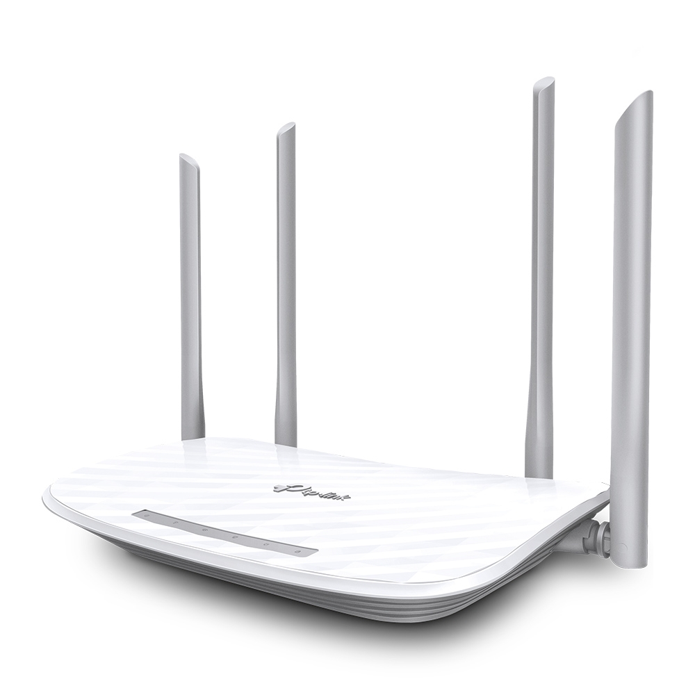 AC1200 Двухдиапазонный Wi Fi роутер
СКОРОСТЬ: до 300 Мбит/с на 2,4 ГГц + до 867 Мбит/с на 5 ГГц
ХАРАКТЕРИСТИКИ: 4 антенны, 1 порт WAN 10/100 Мбит/с + 4 порта LAN 10/100 Мбит/с
ОСОБЕННОСТИ: режимы: роутер/точка доступа/усилитель Wi-Fi сигнала, поддержка IP