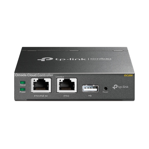 Аппаратный контроллер Omada
ПОРТЫ: 2 порта Ethernet 10/100 Мбит/с, 1 порт USB 2.0, 1 порт Micro-USB
ОСОБЕННОСТИ: облачный доступ, централизованное управление точками доступа Omada EAP, питание по PoE 802.3af или через адаптер питания Micro-USB, приложение