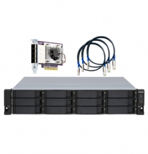 SATA-модуль расширения, 12 отсеков 3,5"/2,5", 3 порта SFF-8088, стоечное исполнение, 2 блока питания. Для NAS и PC. Направляющие в комплект поставки не входят.