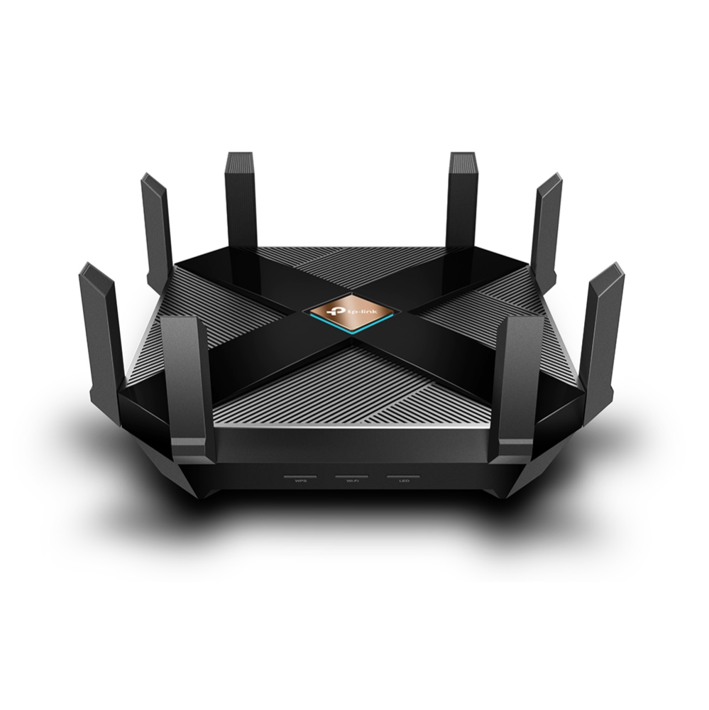 AX6000 Двухдиапазонный Wi Fi 6 роутер
СКОРОСТЬ: до 1148 Мбит/с на 2,4 ГГц + до 4804 Мбит/с на 5 ГГц
ХАРАКТЕРИСТИКИ: 8 антенн, четырёхъядерный процессор Broadcom 1,8 ГГц, 1 порт WAN 2,5 Гбит/с + 8 гигабитных портов LAN, порт USB-C 3.0 + порт USB-A 3.0, 102