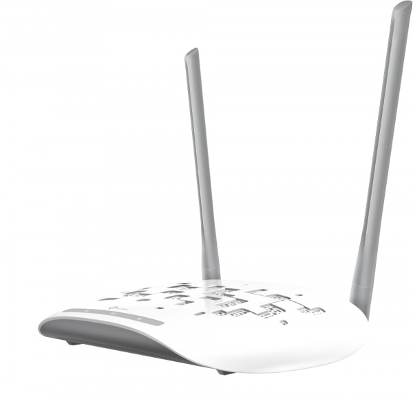 N300 Wi-Fi точка доступа
СКОРОСТЬ: до 300 Мбит/с на 2,4 ГГц
ХАРАКТЕРИСТИКИ: 2 фиксированные антенны, 1 порт 10/100 Мбит/с
ОСОБЕННОСТИ: поддержка Passive PoE, рабочие режимы: точка доступа/клиент/усилитель Wi-Fi сигнала/мульти-SSID