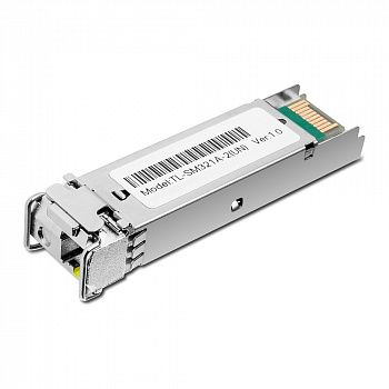Гигабитный одномодовый двунаправленный SFP‑модуль WDM
ХАРАКТЕРИСТИКИ: разъём LC, передача (Tx): 1550 нм, приём (Rx): 1310 нм, одномодовый, дальность до 2 км
