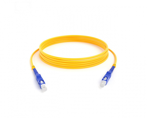 Оптический патч-корд SC(UPC)-SC(UPC) G652D 3mm simplex-1m
