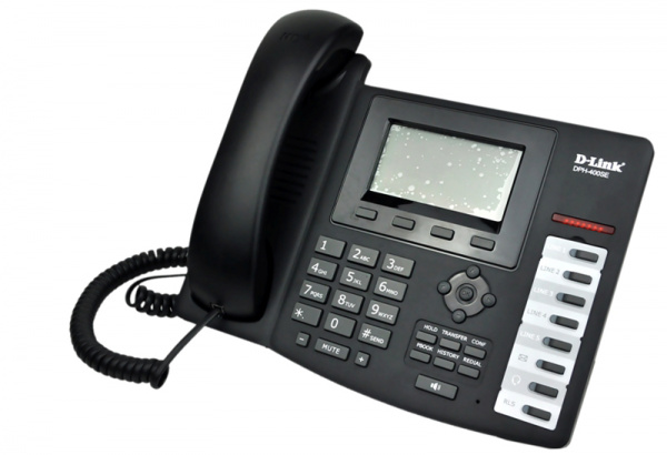 Телефон VoIP с поддержкой PoE