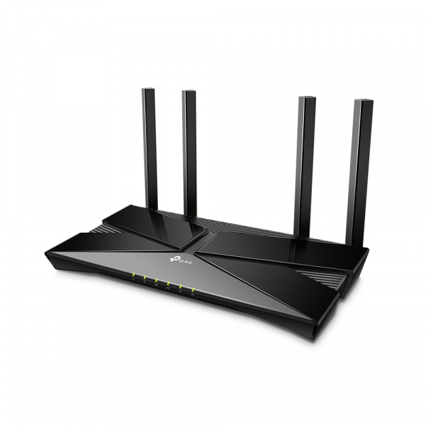 AX1800 Двухдиапазонный Wi-Fi 6 роутер
СКОРОСТЬ: до 574 Мбит/с на 2,4 ГГц + до 1201 Мбит/с на 5 ГГц
ХАРАКТЕРИСТИКИ: 4 антенны, двухъядерный процессор, 1 гигабитный порт WAN + 4 гигабитных порта LAN, 1024-QAM, OFDMA
ОСОБЕННОСТИ: приложение Tether, WPA3, реж